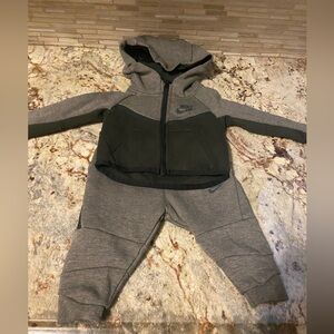 Nike Kids Gray and Black Jogger Set